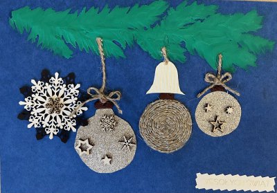 Prace techniczne i plastyczne uczniów klasy 3B - 8