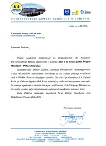 Podziękowania - 2