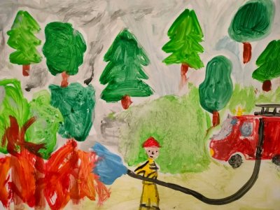 Rozstrzygnięcie OGÓLNOPOLSKIEGO STRAŻACKIEGO KONKURSU PLASTYCZNEGO - 9