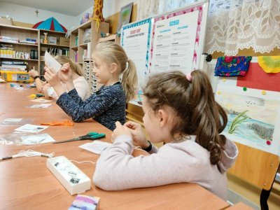 Haft krzyżykowy na kanwie - 3